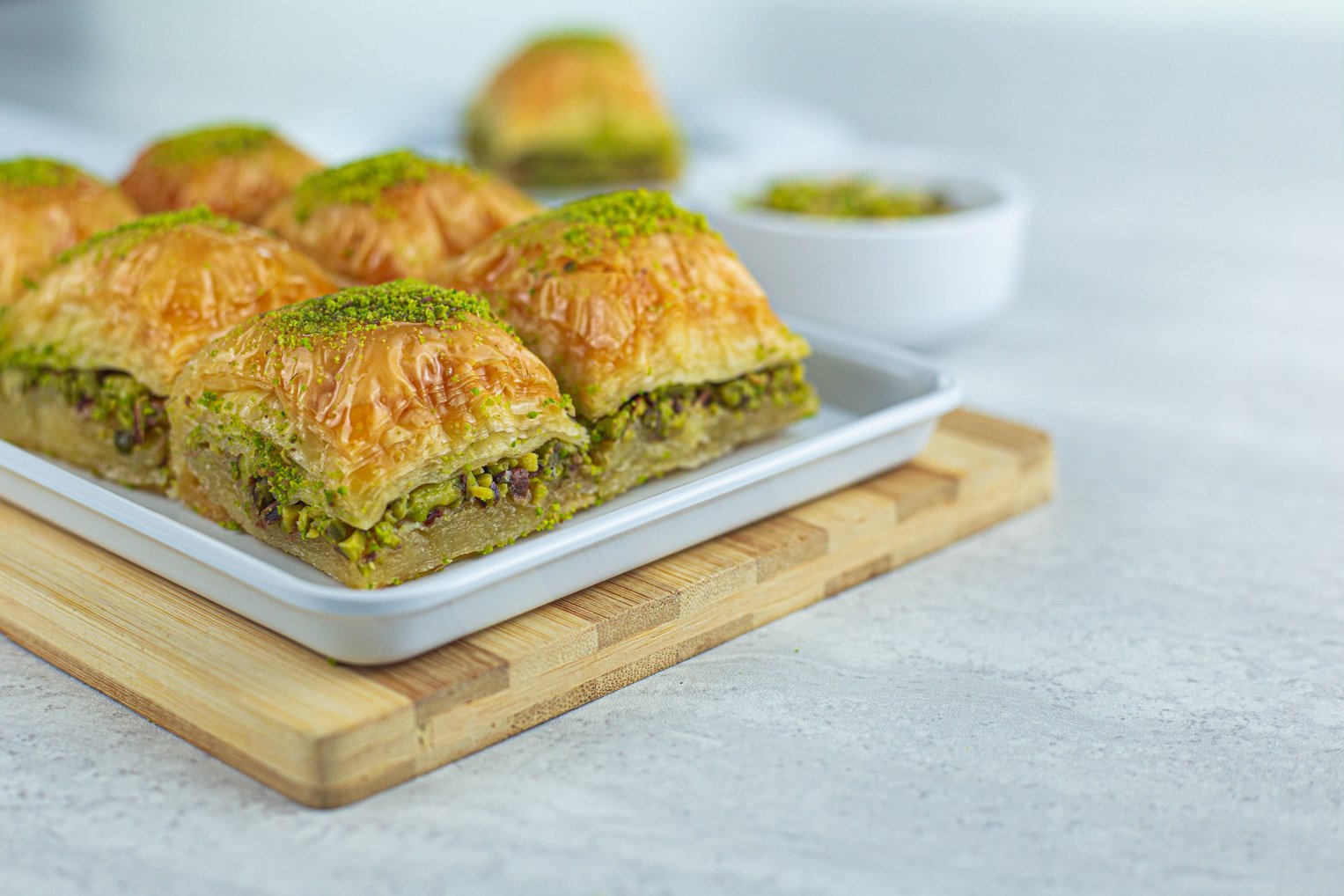 Baklava with Ground Pistachios
